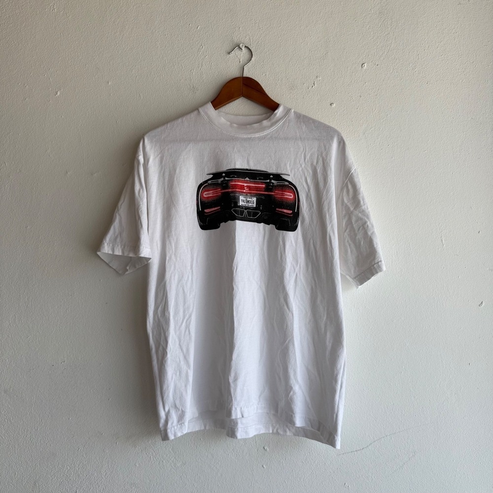 Bad Bunny YHLQMDLG Bugatti Chiron Graphic Tshirt White Size Large P FKN R